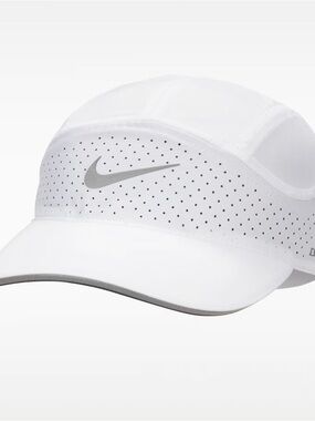 Nike Fly size Unisex size S/M performance White and Gray Perforated Cap